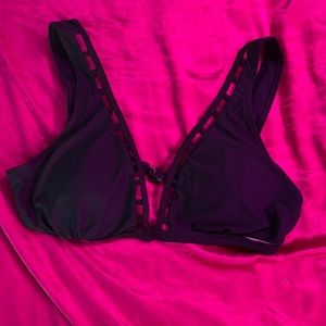 Olive green bathing suit top